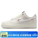 耐克NIKE男空军一号AF1 AIR FORCE1马年限定款运动鞋IQ1119-011白40.5