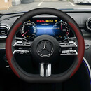 完壮适用于奔驰方向盘套C/E级C260L GLC260 E300L A200 GLE 10件 D型(黑红)款 10件 38cm