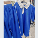荆棘鸟（THORN BIRDS）荆棘鸟速干校服深圳市小学生透气短袖短裤长袖夏季抗菌防臭套装 男生速干洞洞短袖+洞洞长裤 135