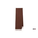 鄂尔多斯1980【风声联名围巾】 羊绒羊毛男女同款舒适围巾秋冬 檀棕 180cmX30cm