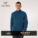 ARC'TERYX始祖鸟 COVERT CARDIGAN 保暖 男子 抓绒衫 Lodestar Heather/黑色/瀚空蓝 M