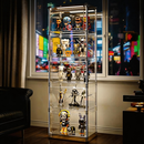 蔻丝（ColesHome）透明乐高手办展示柜带灯家用玩具高达模型样品产品展示架收纳架