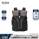 途明（TUMI）ALPHA BRAVO男士双肩包翻盖大容量双肩背包炭黑色 礼物