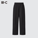 优衣库常规款合作款男女装宽松运动长裤裤脚抽绳482314 479854 482314/09黑色 M