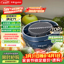 东菱（Donlim）转转果蔬清洗机食材净化机 洗菜机果蔬净化机 除菌去除农残 无线便携DL-1326静谧蓝