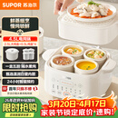 苏泊尔（SUPOR）电炖盅电炖锅隔水炖家用全自动煲汤炖汤锅陶瓷燕窝炖盅4.5L蒸炖一体多功能锅3-4人 DZ25FC873