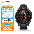 佳明（GARMIN）Fenix8旗舰黑-47mm飞耐时8户外运动手表ECG心电心率跑步骑行滑雪