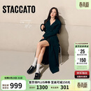 思加图杨幂同款2026春秋叶伯爵乐福鞋皮鞋女EGB60AA6 松露黑 37