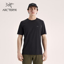 ARC'TERYX始祖鸟 CORMAC CREW SS 男子 速干短袖T恤 BLACK/黑色 M