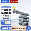 新飞通用波轮洗衣机排水管 延长管加长出水管洗衣机下水管软管 海尔小天鹅美的等品牌通用 带卡箍1米 