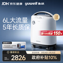 鱼跃制氧机医用吸氧机家用老人5L升级氧气机6L9F-6CW中重度缺氧