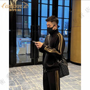 卡丹路（CARDANRO）奢侈品牌男装高端运动套装男新款大码休闲宽松显瘦时尚两件套 图片色 3XL 170斤-190斤