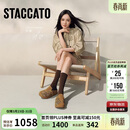 思加图杨幂同款2026春季烟花假日勃肯鞋凉拖鞋女EG117AH6 咖啡棕 37