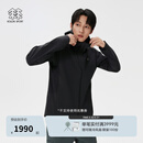 KOLON SPORT/可隆户外软壳夹克 男士防泼水Amazon shell Hybrid外套 LHJK6MN061-BK 黑色 2XL 185/104A
