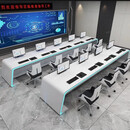 指挥中心控制台操作台安防监控台调度台工作台 直行带柜体/米