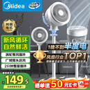 美的（Midea）【暴风循环】空气循环扇大风量摇头电风扇家用台式落地扇轻音卧室节能小风扇柔风轻羽扇 FGA24TQ