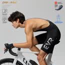 EVR双箭头骑行裤男夏季Pro背带短裤高弹透气 黑色银标 2XL