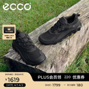 爱步（ECCO）运动鞋男 夏季网面透气防水科技户外徒步鞋 驱动820194 黑色42