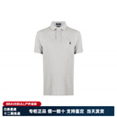 Polo Ralph Lauren保罗拉夫劳伦Logo领常规款纯短袖T恤Polo衫男款灰 灰色 XL
