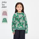 jnby by JNBY新款江南布衣童装短款开襟针织衫H型宽松26春男女童1Q2311500 384/绿蓝系 140 cm