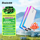 佰维（BIWIN）48G(24G×2)套装 DDR5 6000频率台式机内存条 时空行者DW100 RGB灯条(C28)白色AI PC电脑存储配件
