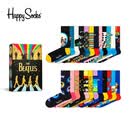 Happy Socks男女士潮牌彩色袜子女生多巴胺时尚外穿中筒袜 收藏版披头士 均码 36-40