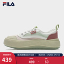 斐乐（FILA）官方女鞋水母鞋帆布鞋夏时尚复古休闲鞋 桃色粉/新薄荷绿-CS 37.5
