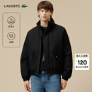 LACOSTE法国鳄鱼男装25秋冬新款保暖厚款棉服夹克外套|BH5142 031/黑色 M 50