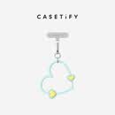 CASETIFY 【全新上市】心形手机腕带 适用于iPhone全系列手机配件 多功能手机挂环腕带 【新色上市】天青色