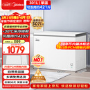 美的（Midea）301L单温家用冰柜低霜冷藏冷冻柜两用大容量一级能效节能京东自营冰箱冷柜BD/BC-301KM(E)国家补贴