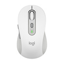 罗技（Logitech）M750M 通用版鼠标 无线鼠标 静音鼠标 对称鼠标 白色 带Logi Bolt USB接收器