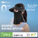 蕉下（beneunder）遮阳帽男防晒帽女磁吸防晒面罩全脸口罩太阳帽空顶帽敏感肌便携