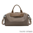 手提旅行健身包斜挎包运动干湿分离背包游泳包大容量行李包袋 卡其色(含鞋仓+干湿分离袋)