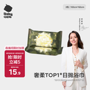 babycare金山茶新生柔一次性浴巾干湿两用居家旅行便携毛巾-60×100cm*2包