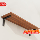 安尔雅墙面搁架墙上置物架宿舍木板挂墙书架隔板置物架