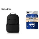 新秀丽（Samsonite）双肩包时尚商务电脑包通勤大容量背包黑色 15.6英寸 NX5*09001