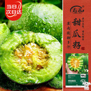 寿禾绿宝石甜瓜种子苗脆甜香瓜春季水果种籽 绿宝甜瓜种子50粒*2袋