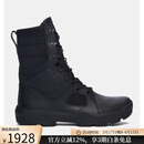 安德玛（UNDERARMOUR）男靴男靴短靴徒步靴 野营登山靴野外战术靴系带高帮靴子防滑耐磨 Black 8 =41