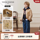 Teenie Weenie小熊童装秋季男女童休闲夹克棉服外套 米色 160cm