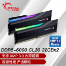 芝奇（G.SKILL）64GB(32Gx2)套装 DDR5 6000频率 台式机内存条-幻锋戟RGB灯条(黯雾黑)/C30