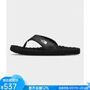 北面（The North Face）人字拖鞋男凉鞋夹脚夹趾 轻便舒适耐磨 旅行居家休闲沙滩度假夏季 TNF Black-TNF White 黑色 9=42