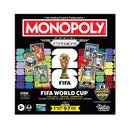 Monopoly FIFA世界杯2026桌游 Panini球星卡收集交易对战 含梅西姆巴佩传奇卡 2至4人家庭聚会策略游戏 8岁以上