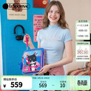 LeSportsac乐播诗新款NEWNEW联名系列可爱猫ipad平板收纳包手拿包 牛牛与乌冬通电话