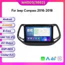 适用于16-18款吉普指南者JeepCompass安卓车机导航仪无线carplay M400S4+64八核全网通9863