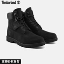 添柏岚（Timberland）男鞋马丁靴户外徒步登山皮革休闲鞋复古英伦高帮靴子男 001/黑色/宽版 42