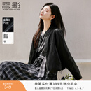 香影酷飒风黑色皮衣女2026春季新款高级感洋气pu机车短款夹克外套 黑色 M 160/84A/95-110斤