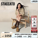 思加图杨幂同款2026春季烟花假日勃肯鞋凉拖鞋女EG117AH6 燕麦浅杏 37