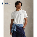 Polo Ralph Lauren 拉夫劳伦 男装 经典款纯色小马标短袖棉T恤 100-白色 M