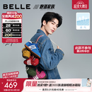 百丽（Belle）张凌赫同款方程式跑道赛车鞋德训鞋新款女鞋休闲鞋E2L1DAM6预售 红色【张凌赫/费启鸣同款】 38