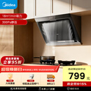 美的（Midea）抽吸排油烟机 家用大吸力侧吸式油烟机上门安装以旧换新出租房屋脱排烟机CXW-200-J30